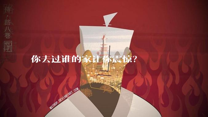 你去过谁的家让你震惊？